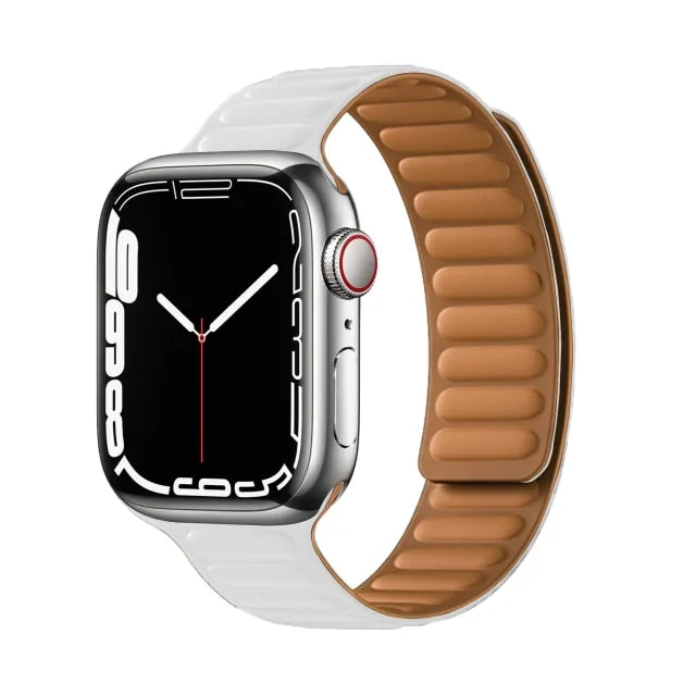 Leather Link Magnetic Loop Bracelet iWatch Series