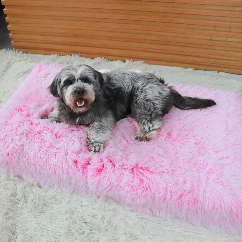 Dog Bed Mats Vip Washable Large Dog Sofa Bed Portable Pet Kennel Fleece Plush House Full Size Sleep Protector Product Dog Bed