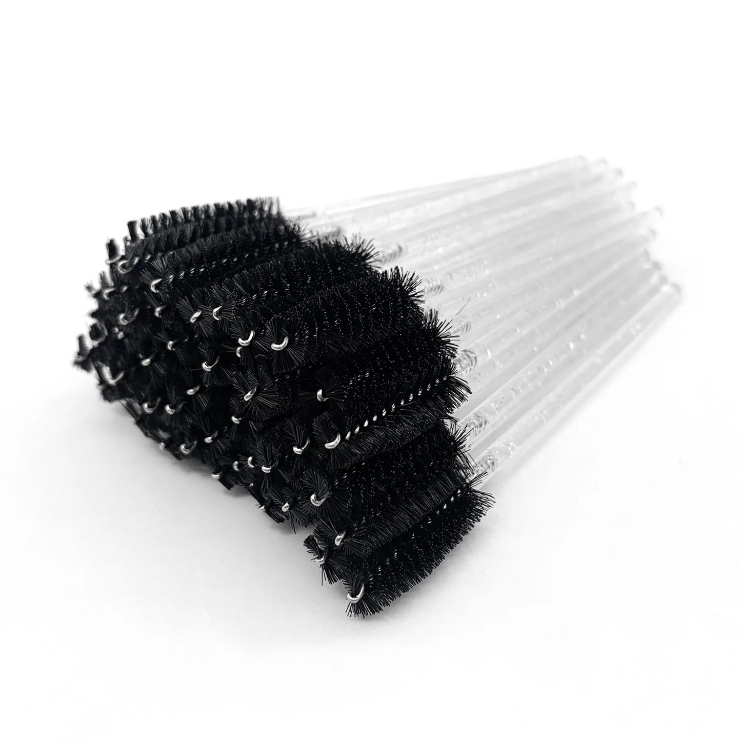 Disposable Eyelashes Brushes Crystal Diamond Handle Lash Brush Eyebrow Mascara Wands Eyelash Extension Supplies Makeup Tools