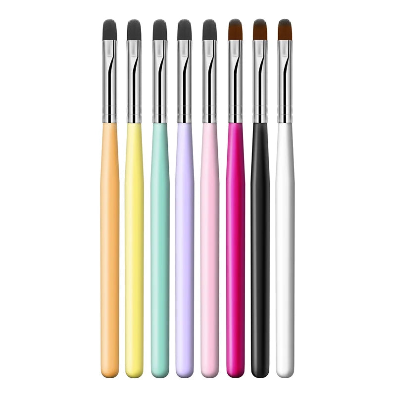 1PC Nails Art Brush Pattern Phototherapy Acrylic UV Gel Extension Builder Coating Painting Pen DIY Manicure Accessories Tool