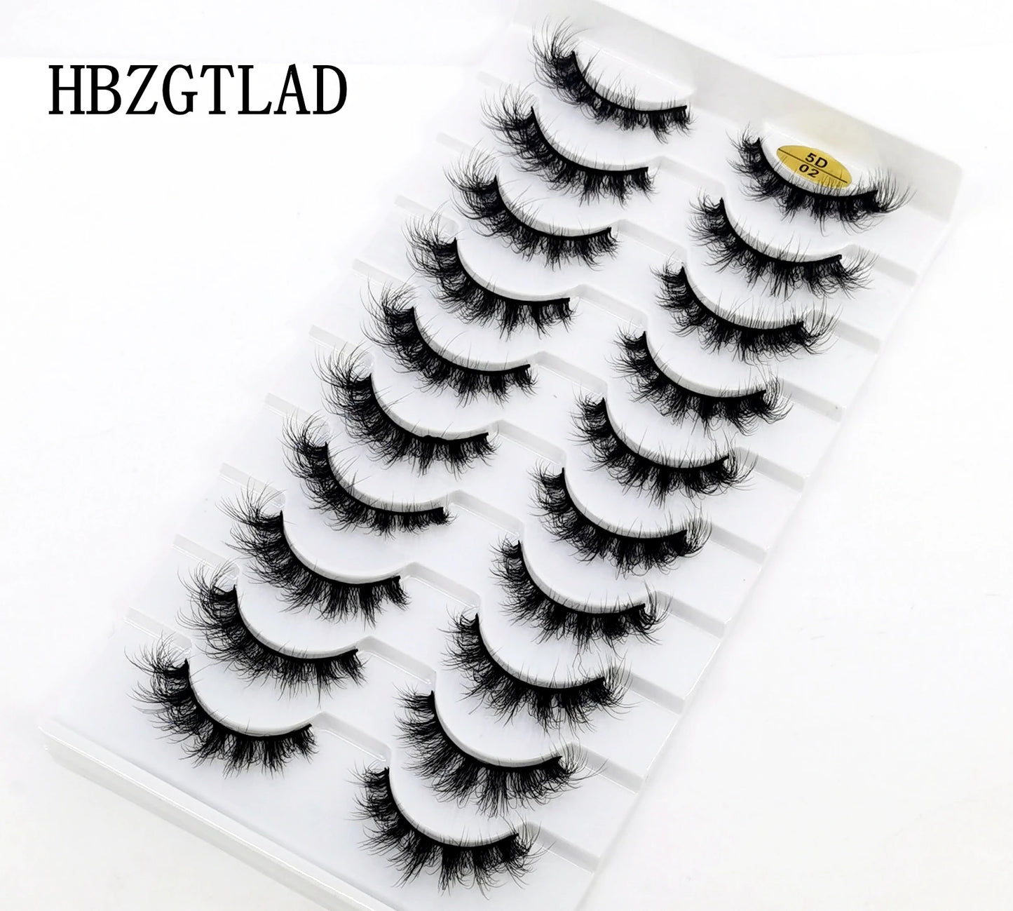 10 Pairs 3D Mink False Eyelashes Natural/Thick Eye Lashes  Fluffy Makeup Russian eyelahses Beauty Extension Reusable eyelashes