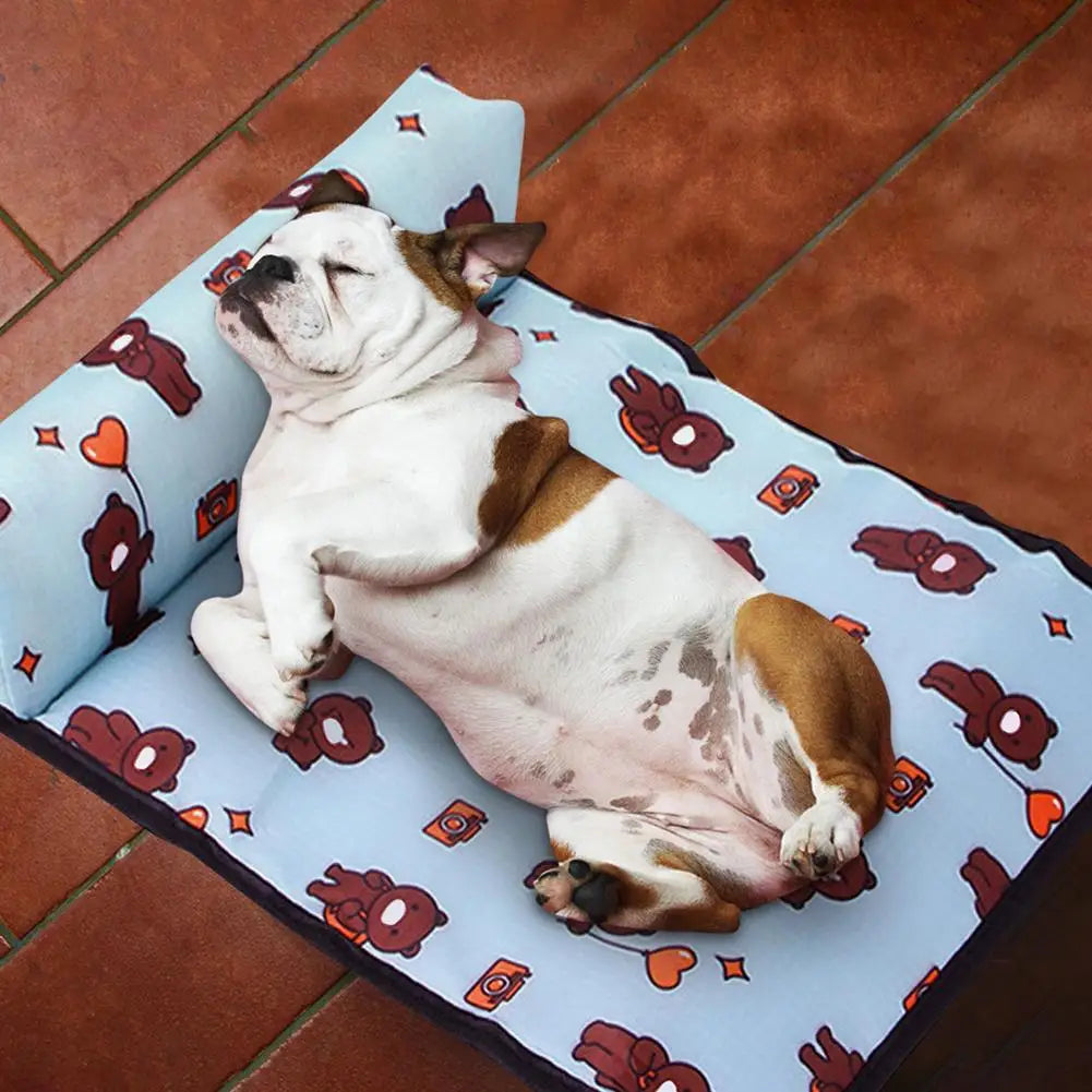 Dog Mat Cooling Summer Pad Mat for Dogs Cat Blanket Sofa Breathable Pet Dog Bed Washable for Small Large Dogs Dog Accessories