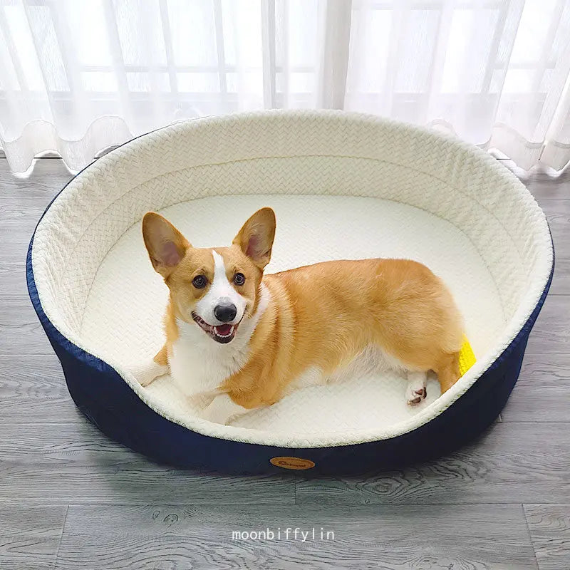 Double Sided Dog Bed Big Size Extra Large Dogs House Sofa Kennel Soft Fleece Pet Dog Cat Warm Bed S-L pet accessories