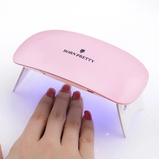 BORN PRETTY 6W Mini Nail Dryer UV Led Lamp For Nails Manicure All Types Gel Polish Drying  Portable USB Machine Nail Art Tool