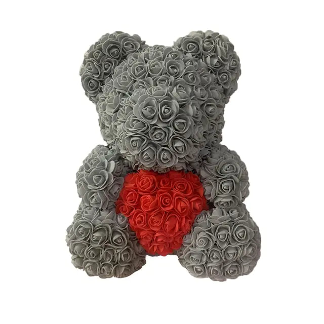 Rose Bear Heart Artificial Flower