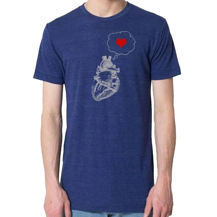 Thinking heart Graphic tee