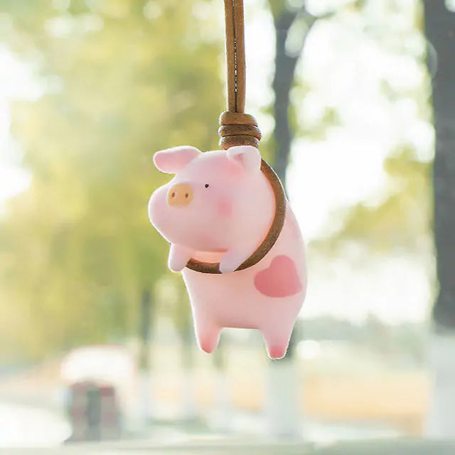 Lucky Piglet Car Pendant