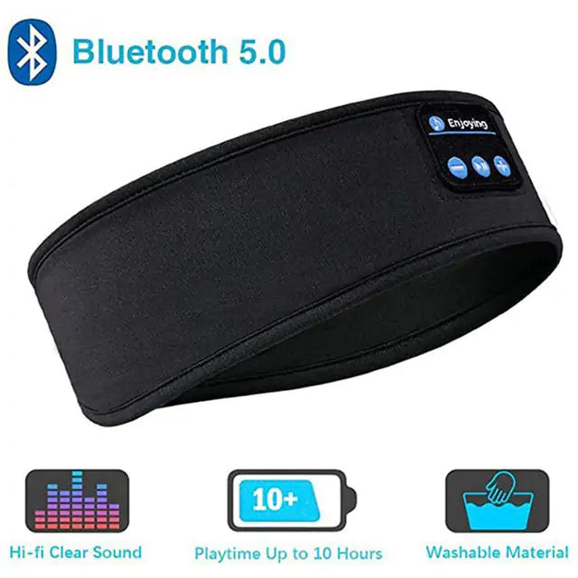 Bluetooth Headphones Soft Elastic Eye Mask