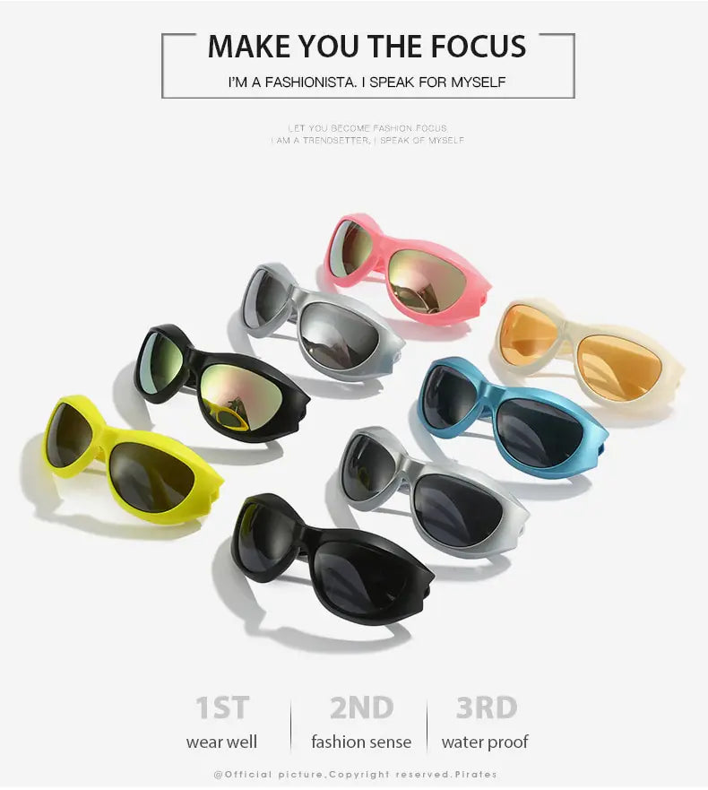 Unique Irregular Hip Hop Sunglasses