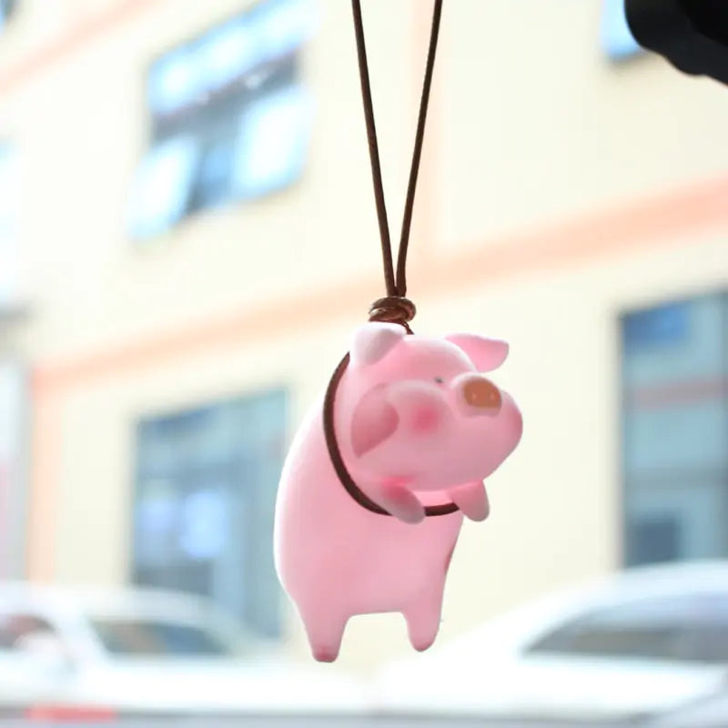 Lucky Piglet Car Pendant