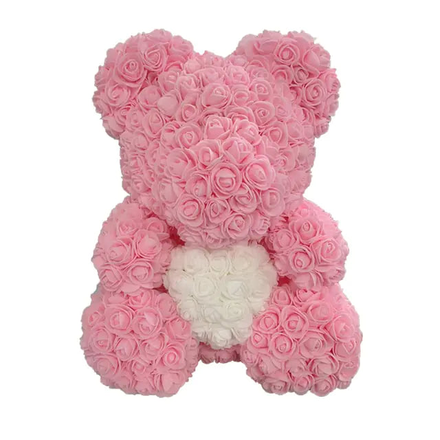 Rose Bear Heart Artificial Flower