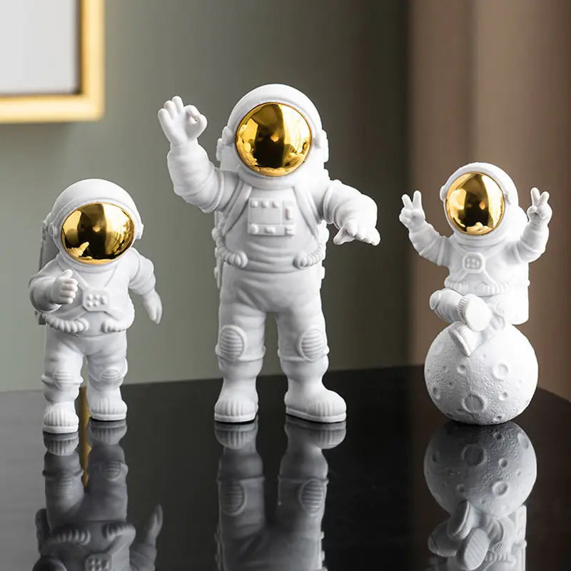 Astronaut and Moon Home Decor Set