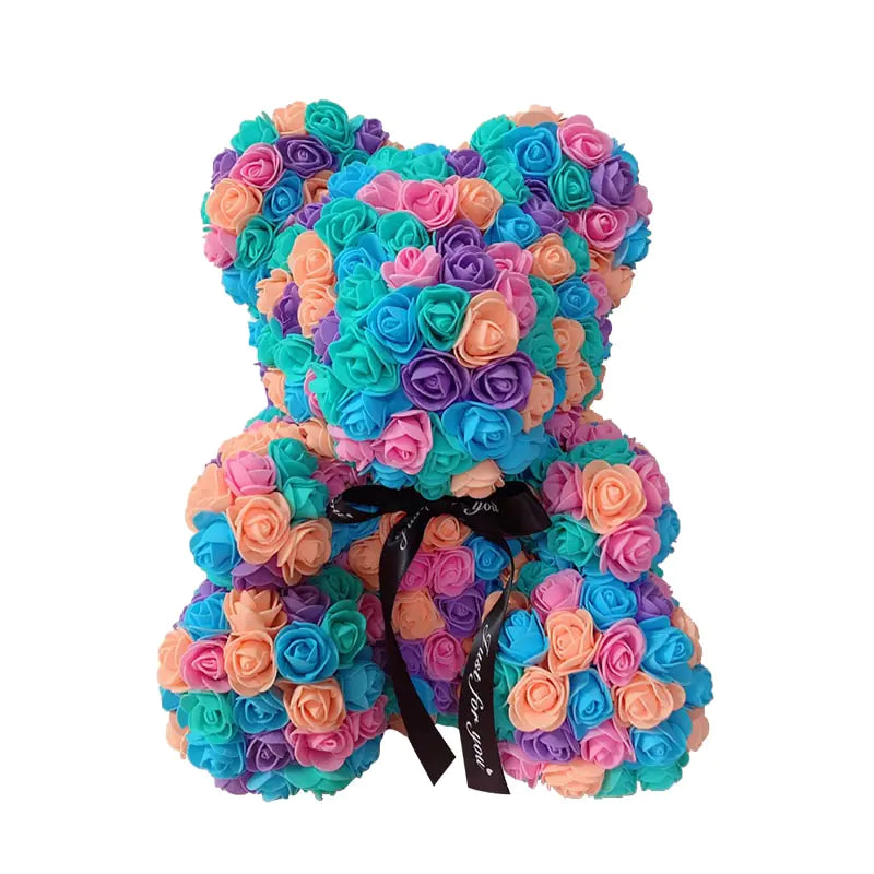 Rose Bear Heart Artificial Flower